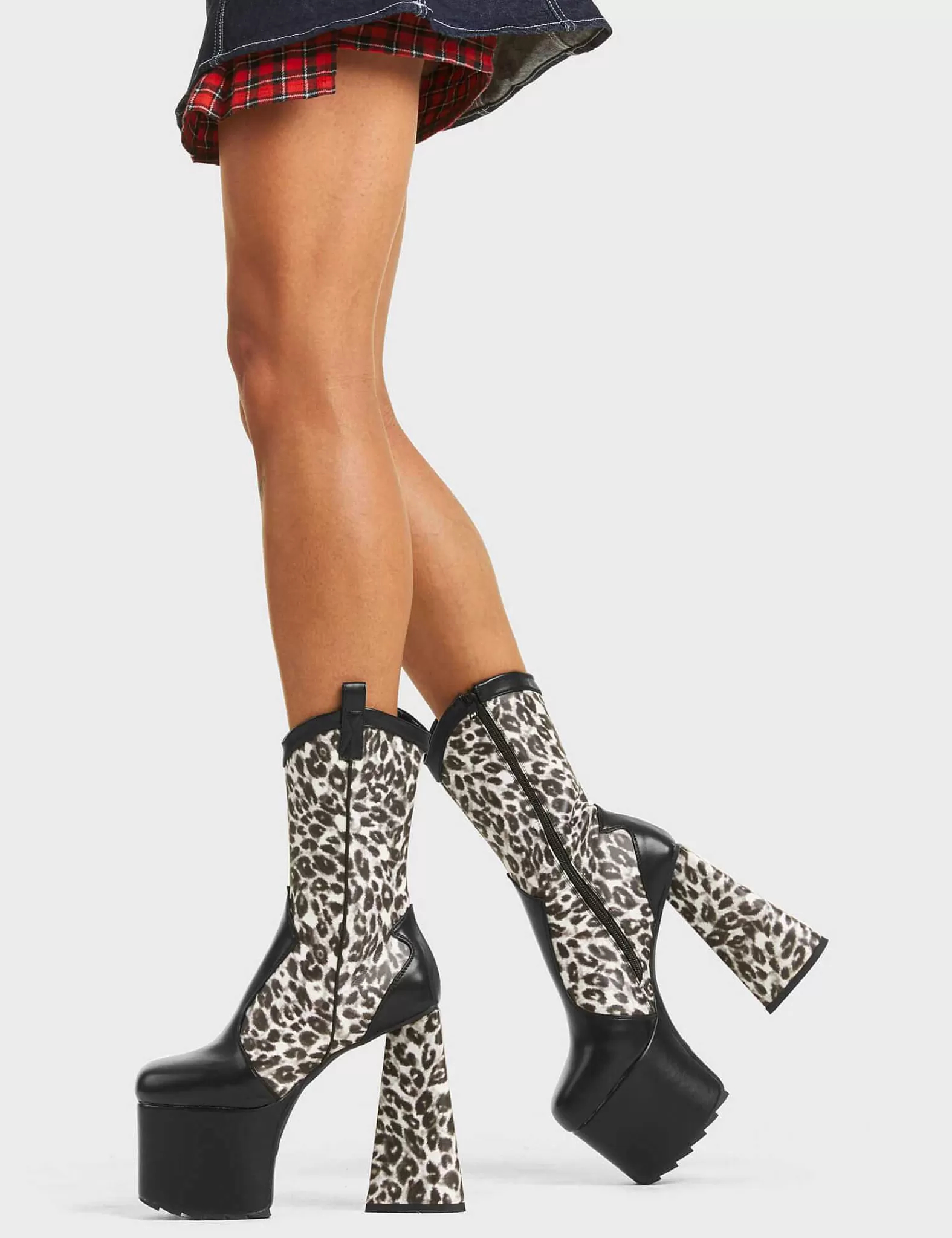 Lamoda Calf>Remember When Platform Ankle Boots