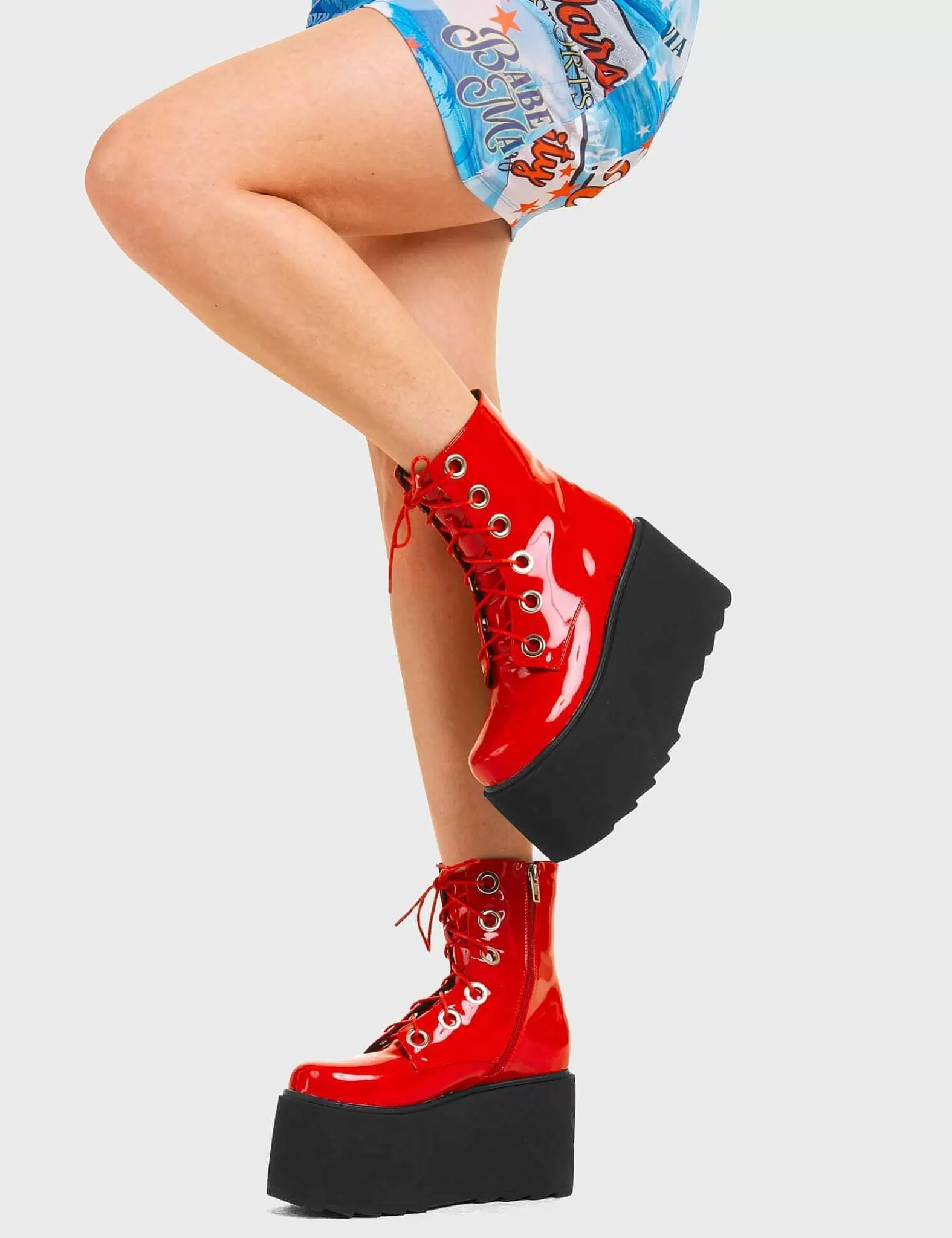 Lamoda Ankle>Renegade Chunky Platform Ankle Boots