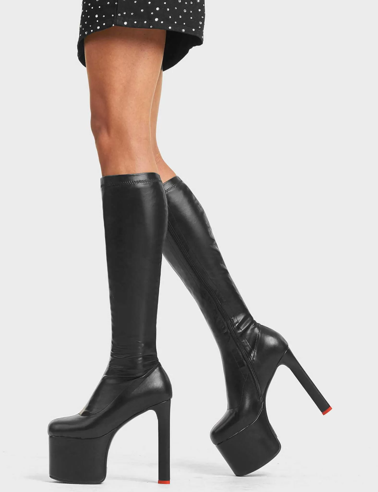 Lamoda Knee High>Rockstar Girlfriend Platform Knee High Boots