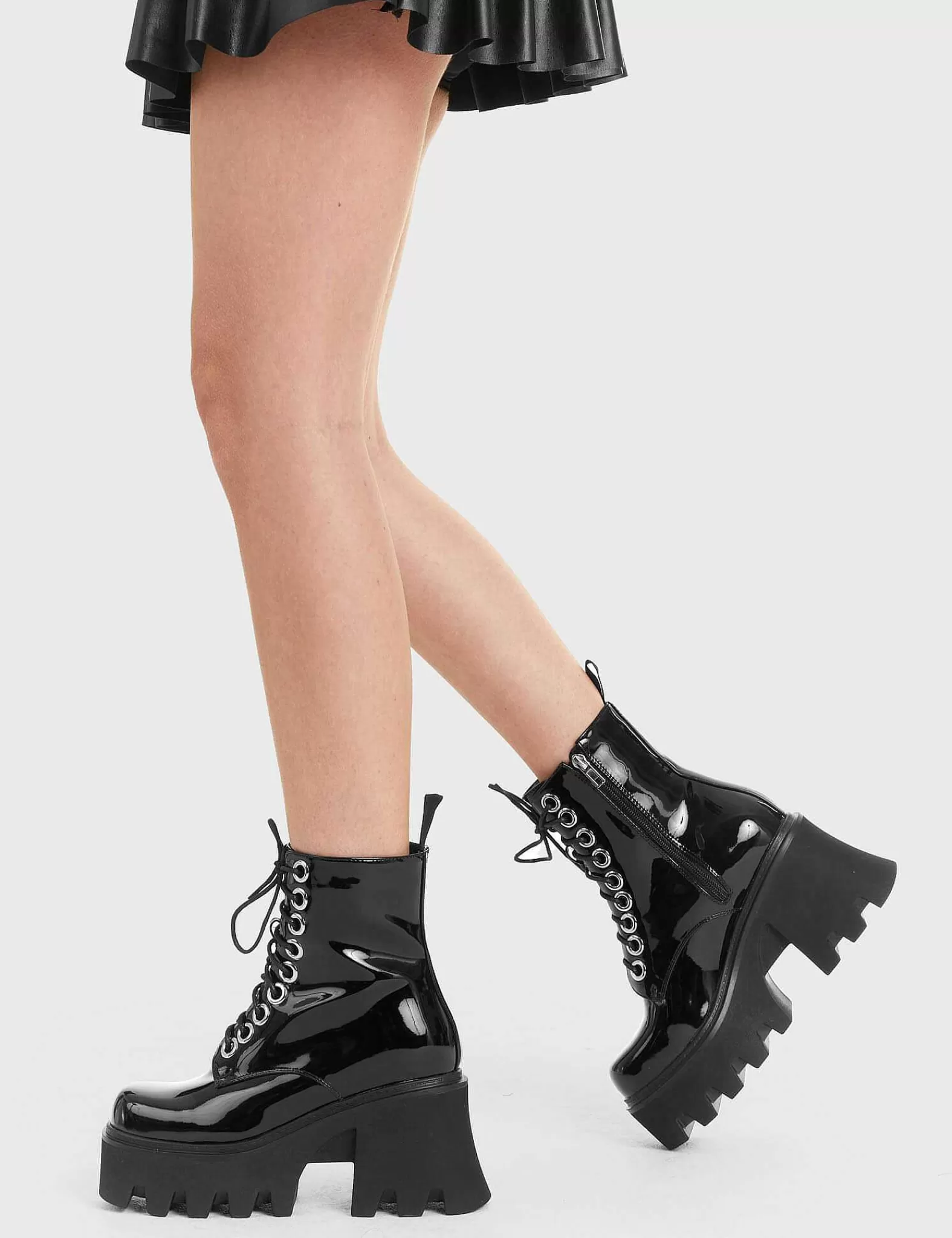 Lamoda Ankle>Run To You Chunky Platform Ankle Boots