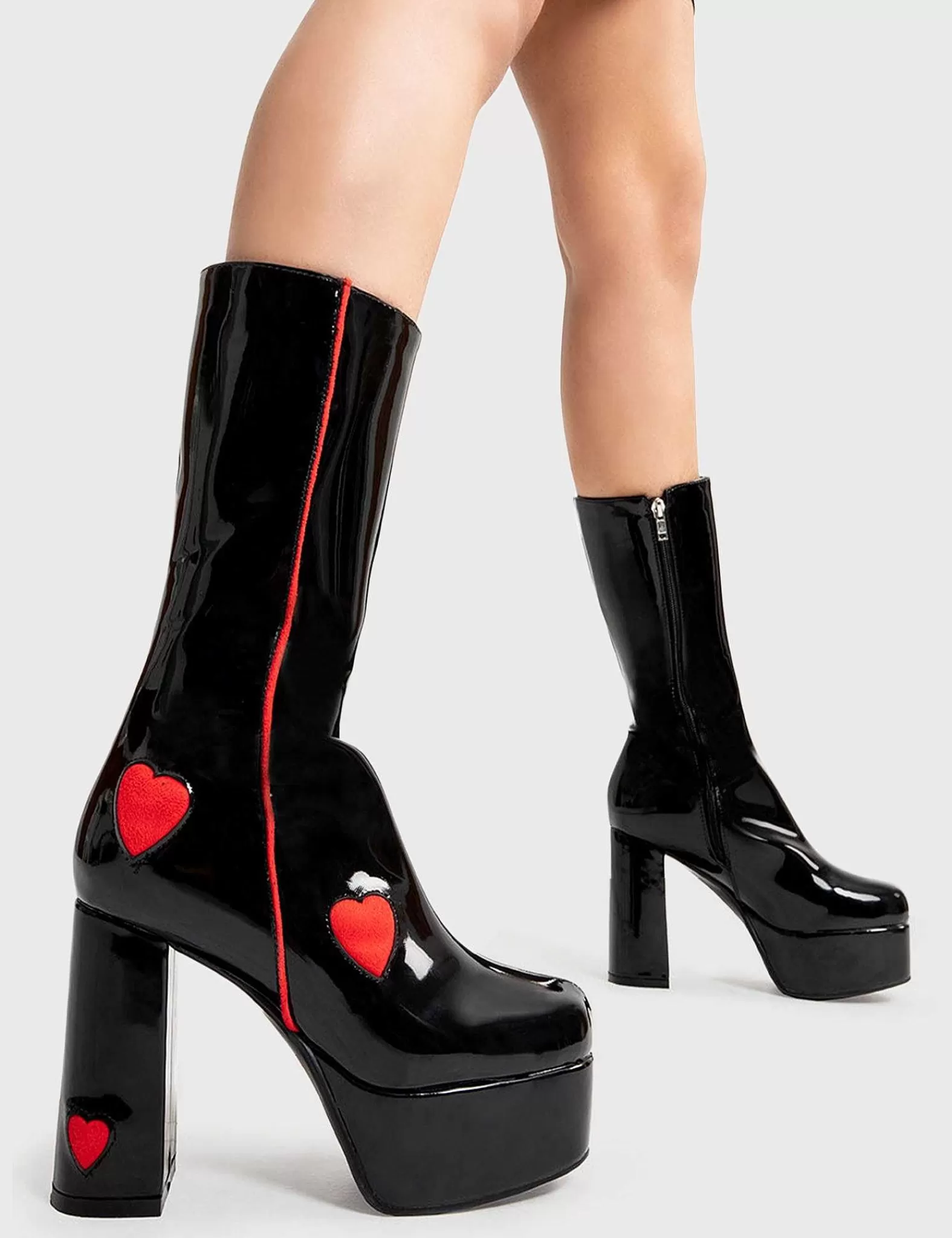 Lamoda Calf>Secret Lovers Platform Calf Boots