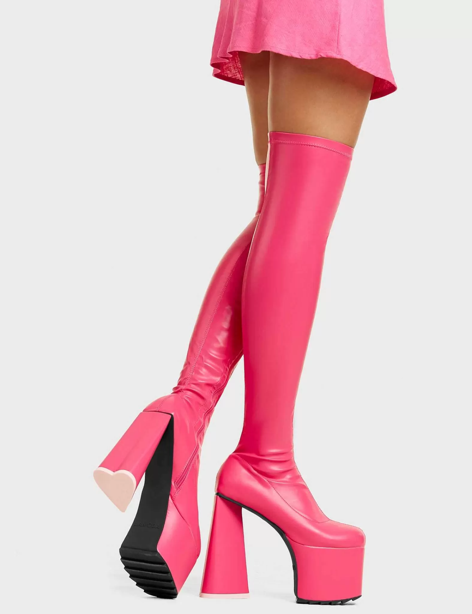 Lamoda Knee High>Separate Platform Thigh High Boots