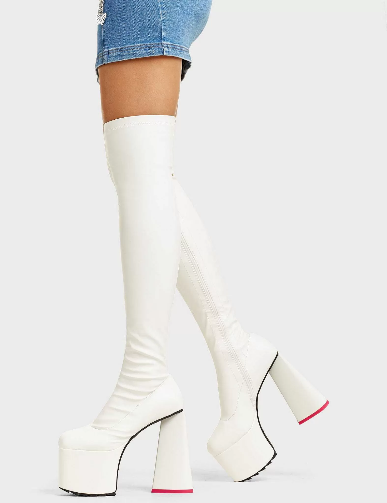 Lamoda Knee High>Separate Platform Thigh High Boots