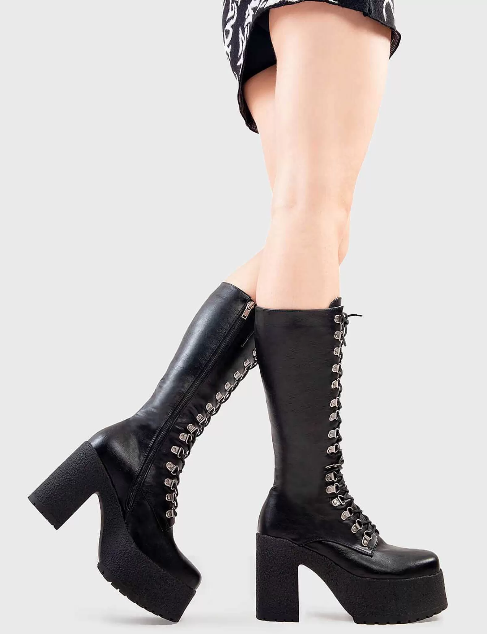 Lamoda Platform>Siren Platform Calf Boots