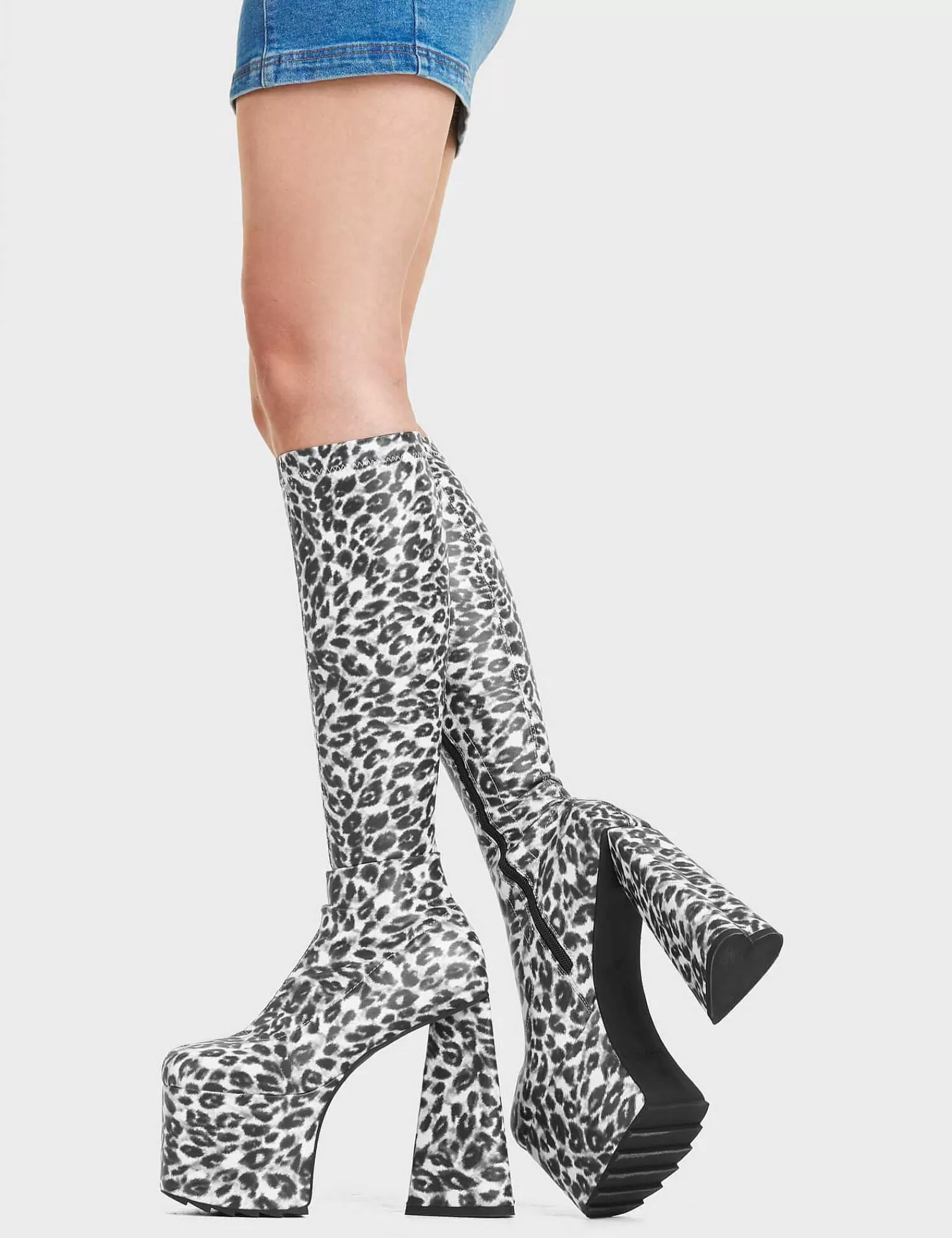 Lamoda Knee High>Smokeshow Platform Knee High Boots