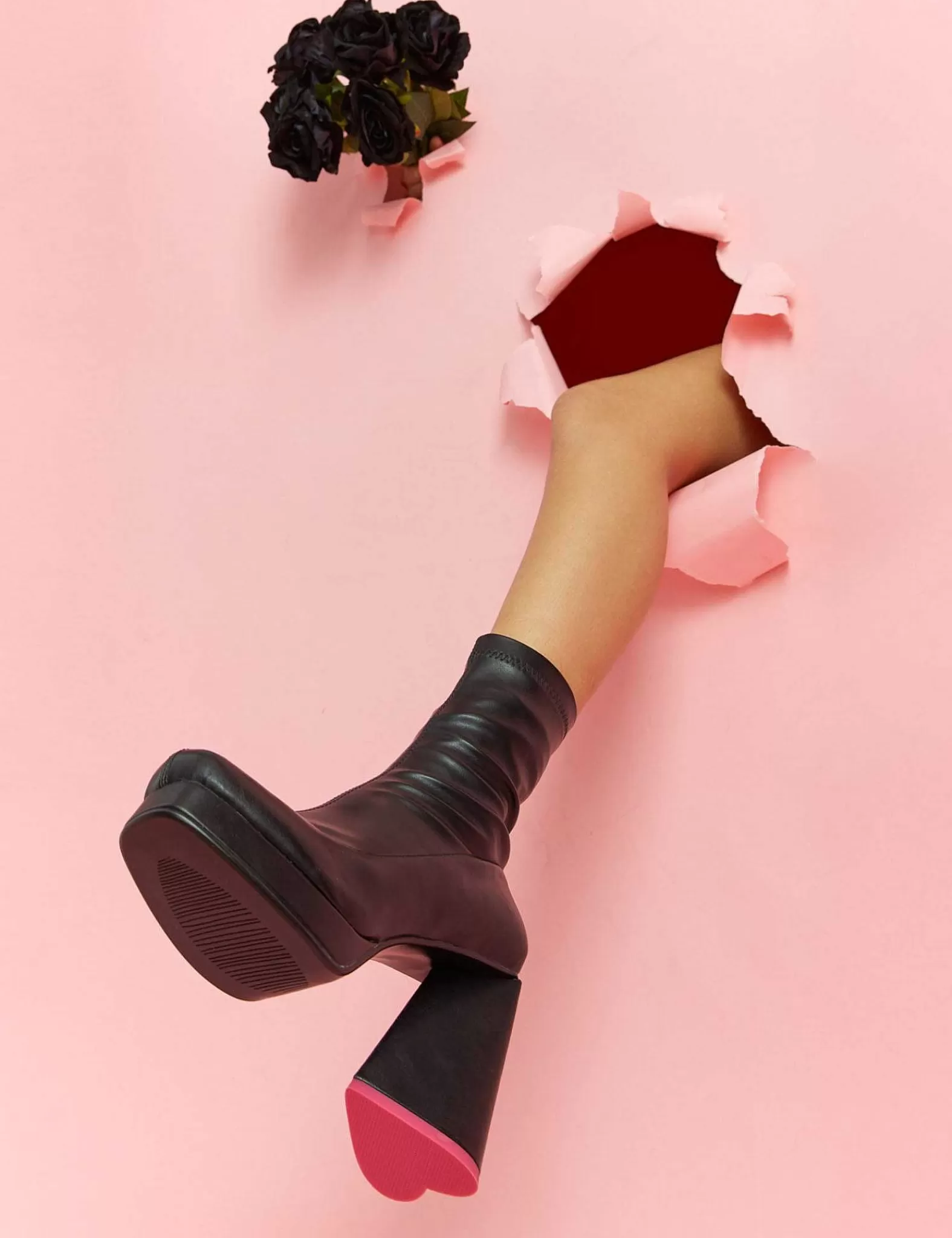 Lamoda Platform>So Chic Platform Ankle Boots