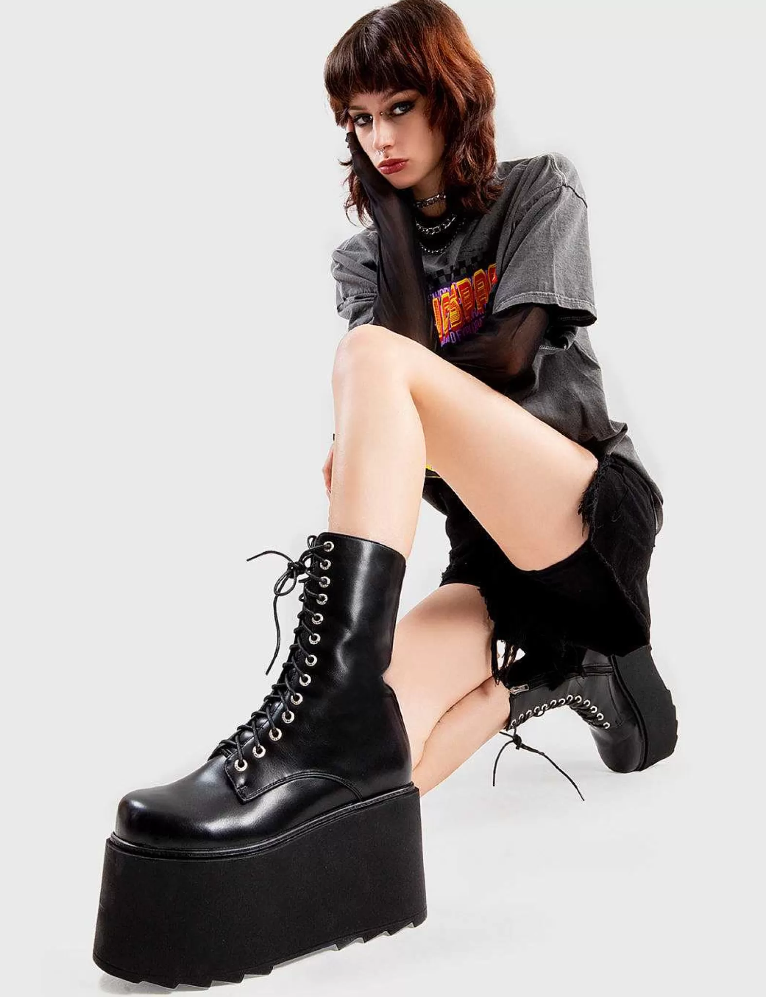 Lamoda Chunky>Steady Chunky Platform Ankle Boots