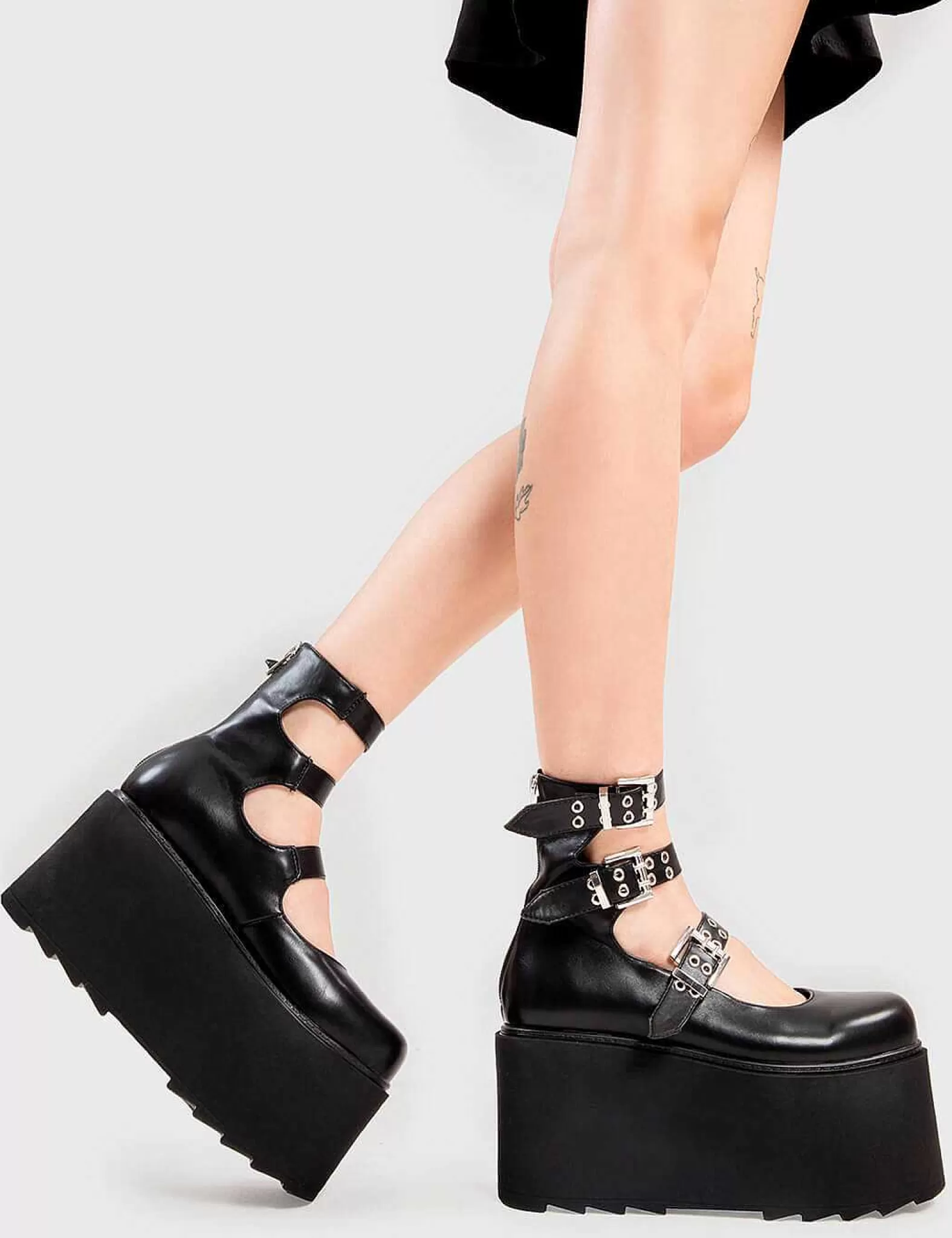 Lamoda Platform>Strapped In Chunky Platform Shoes