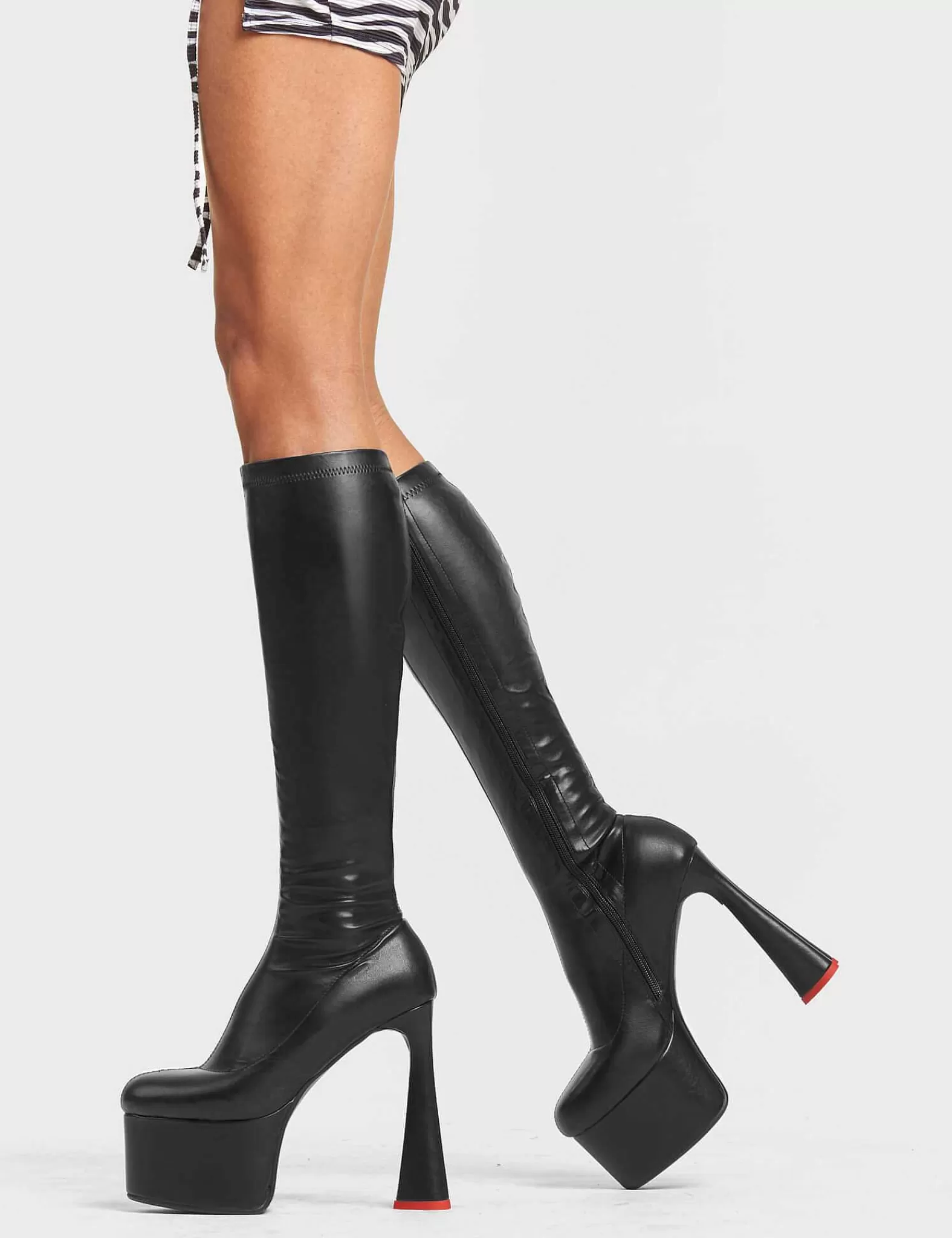 Lamoda Knee High>Talk Platform Knee High Boots