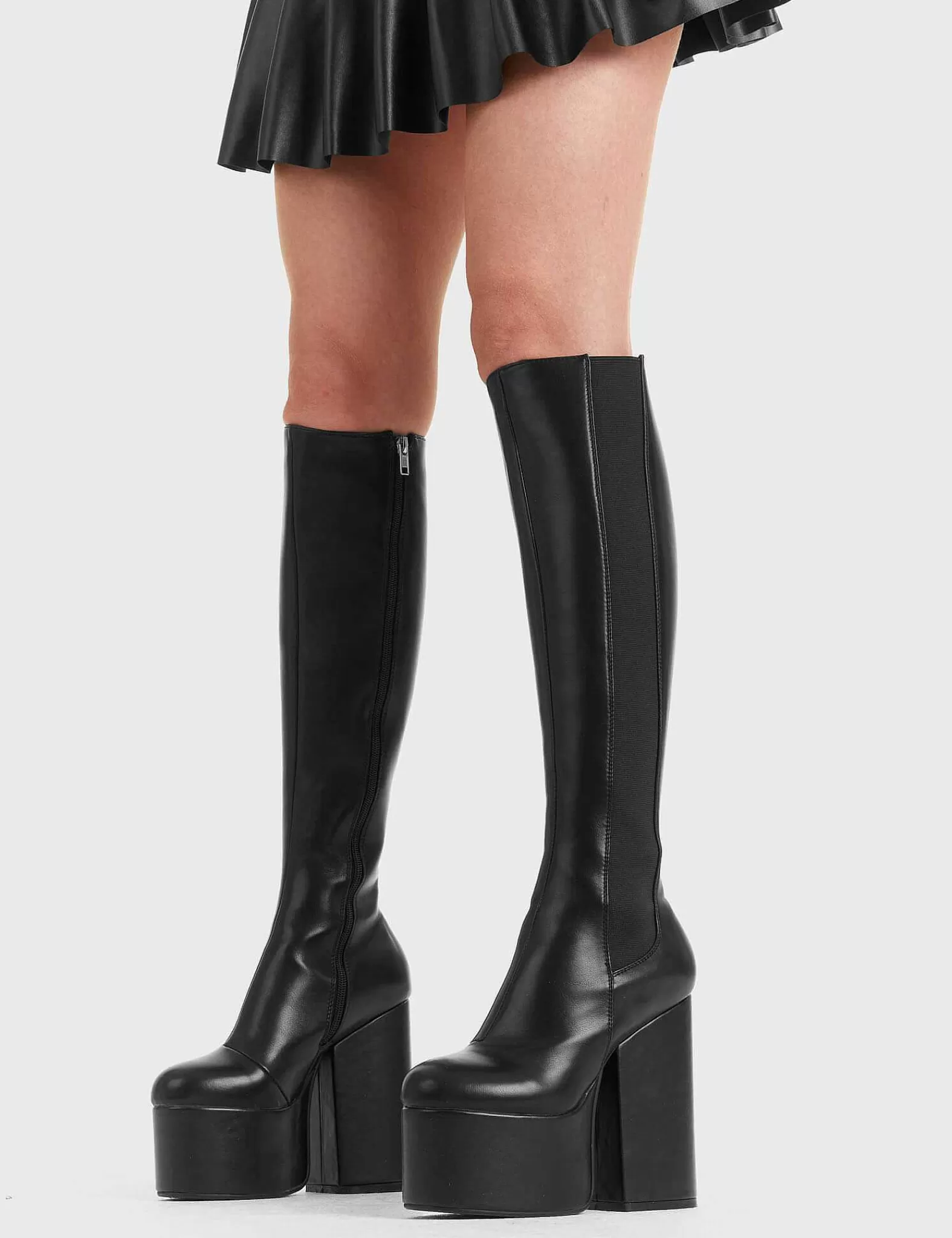 Lamoda Knee High>Timer Platform Knee High Boots