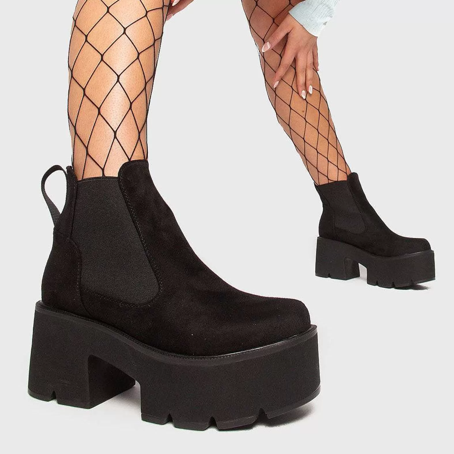 Lamoda Platform>Tough Love Chunky Platform Ankle Boots