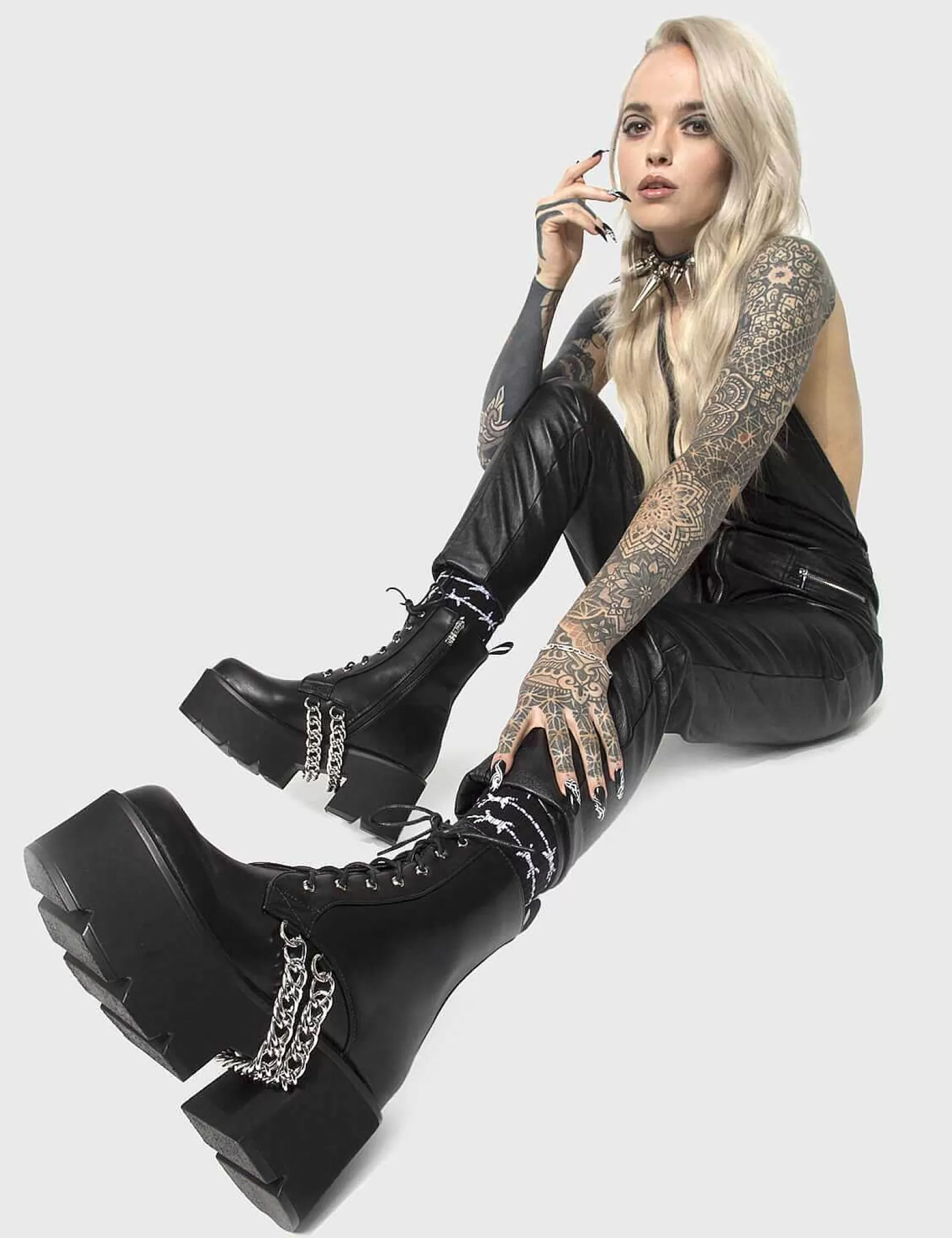 Lamoda Chunky>Trapped Chunky Platform Ankle Boots