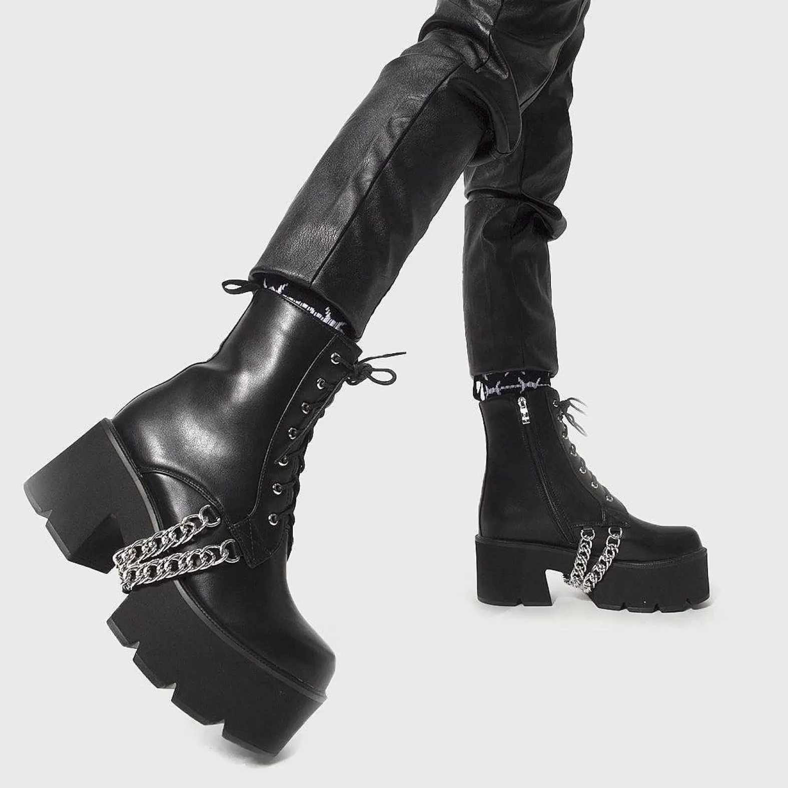 Lamoda Chunky>Trapped Chunky Platform Ankle Boots