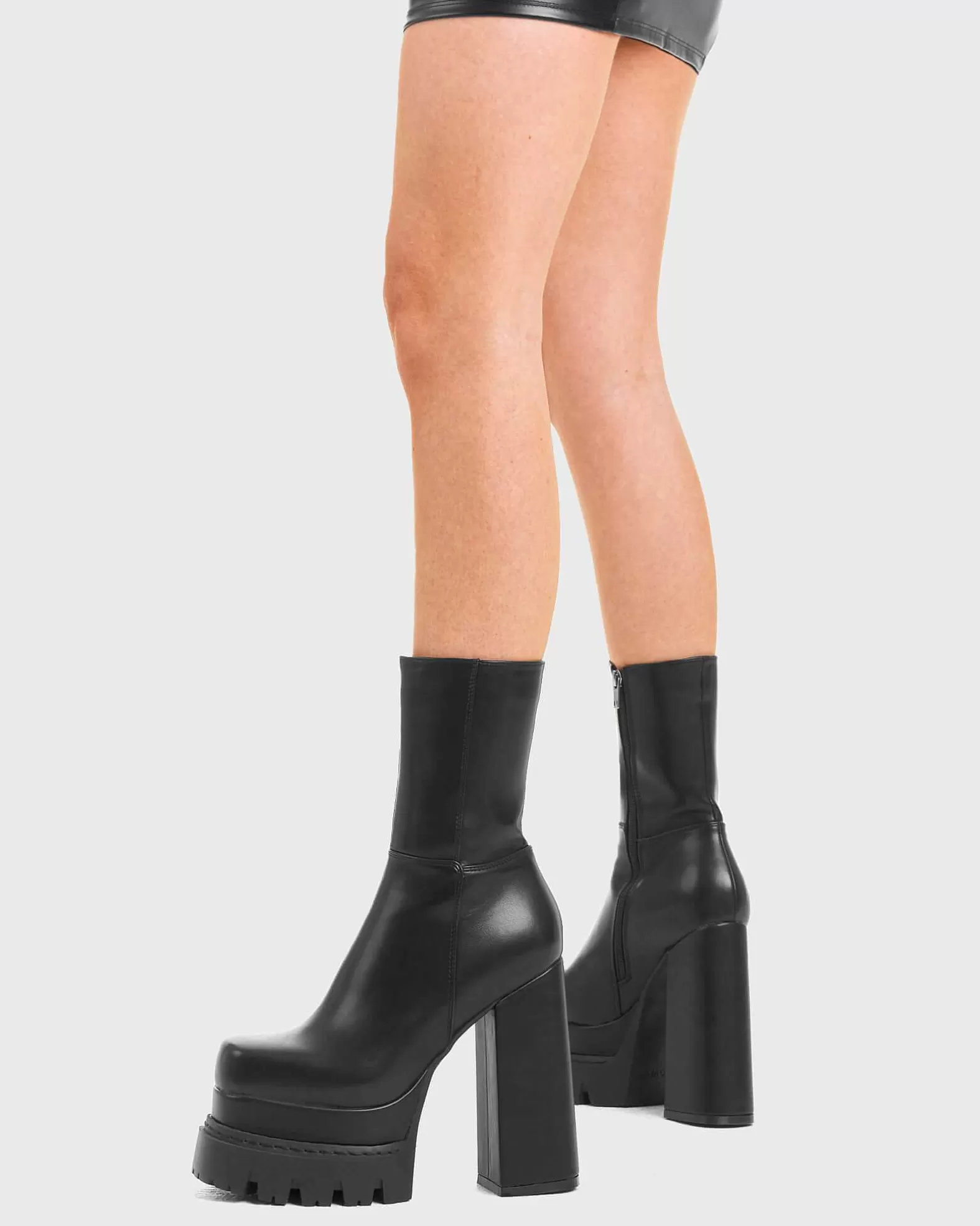 Lamoda Ankle>Undeniable Chunky Platform Ankle Boots