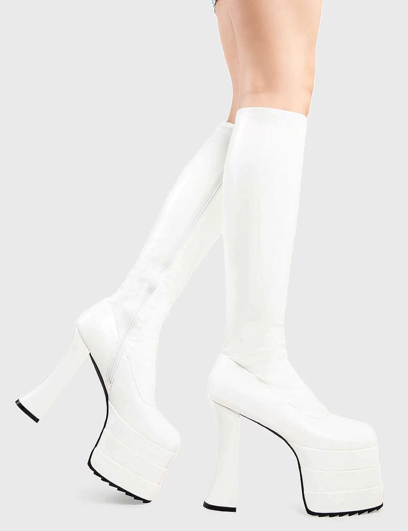 Lamoda Knee High>Unfaithful Promises Platform Knee High Boots