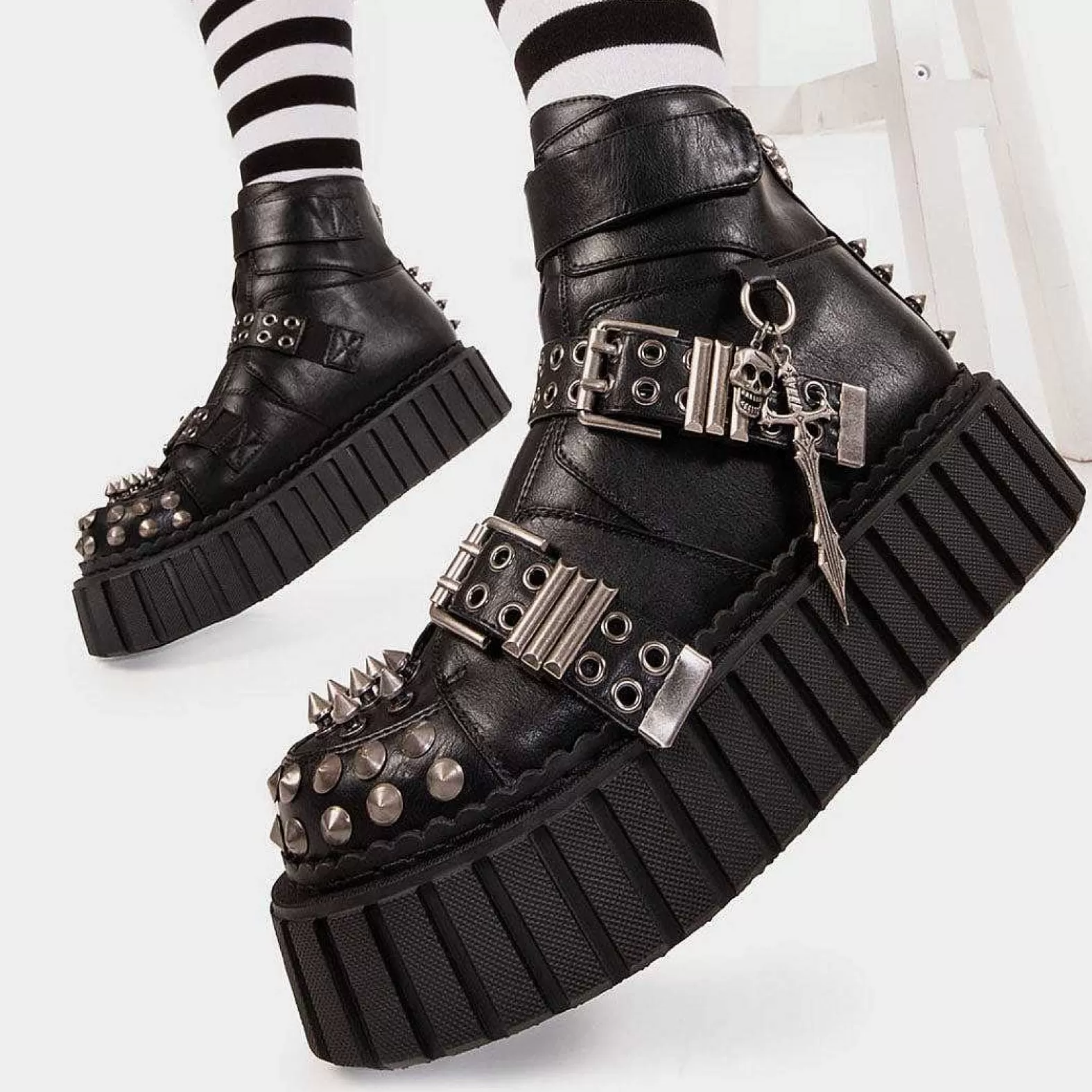 Lamoda Ankle>Virtual Insanity Chunky Ankle Creeper Boots