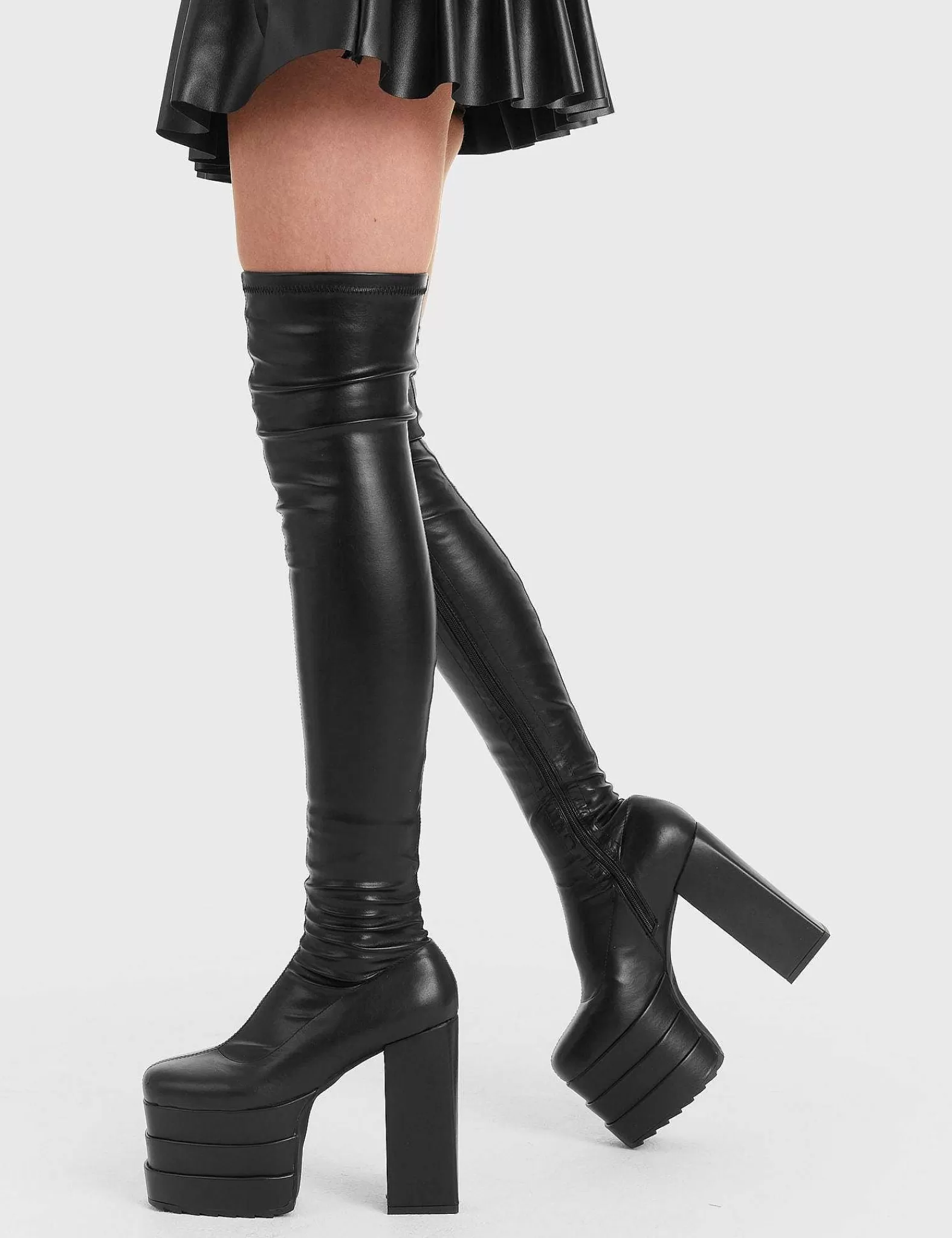 Lamoda Platform>Walk Over Platform Thigh High Boots