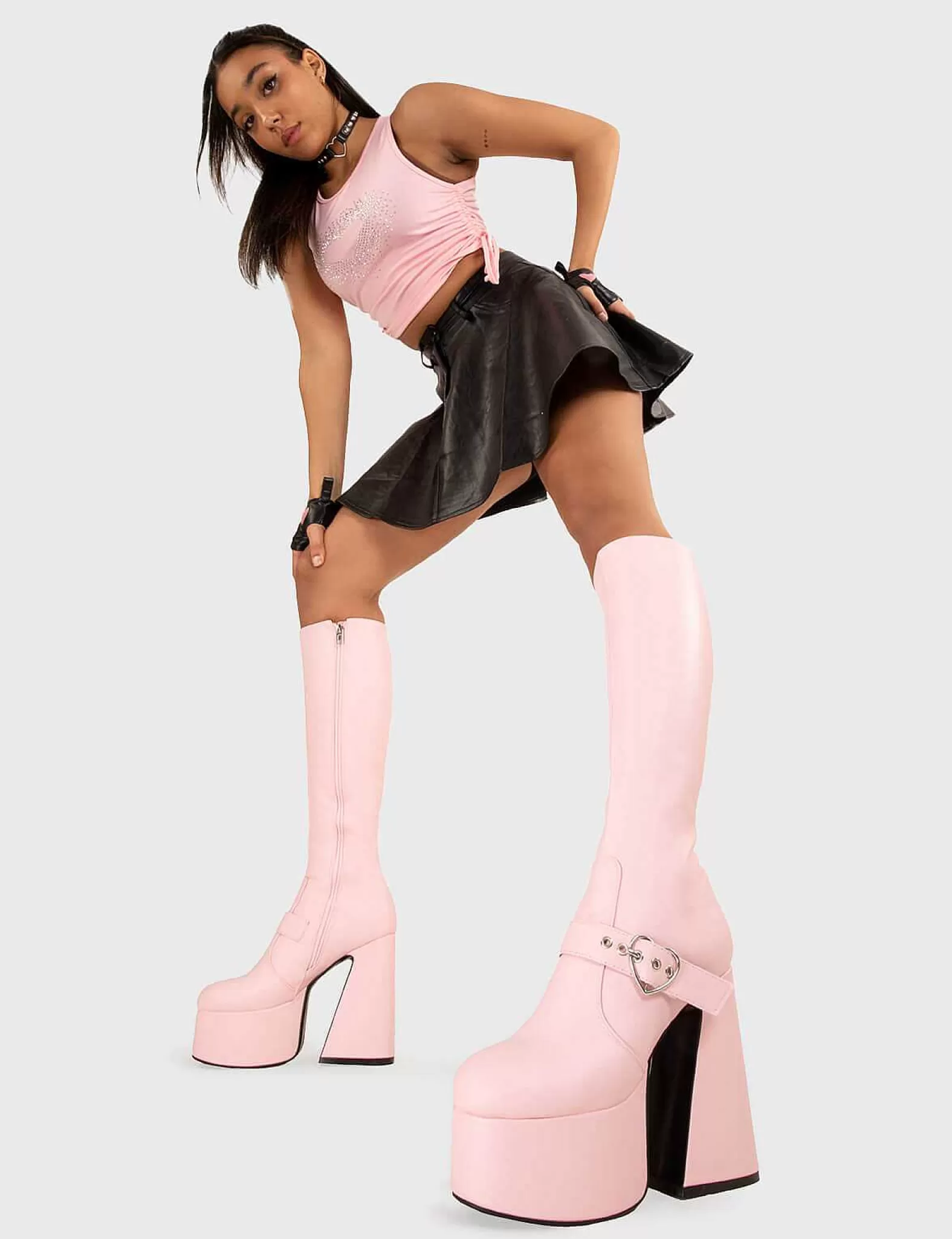 Lamoda Knee High>Walk With Love Platform Knee High Boots