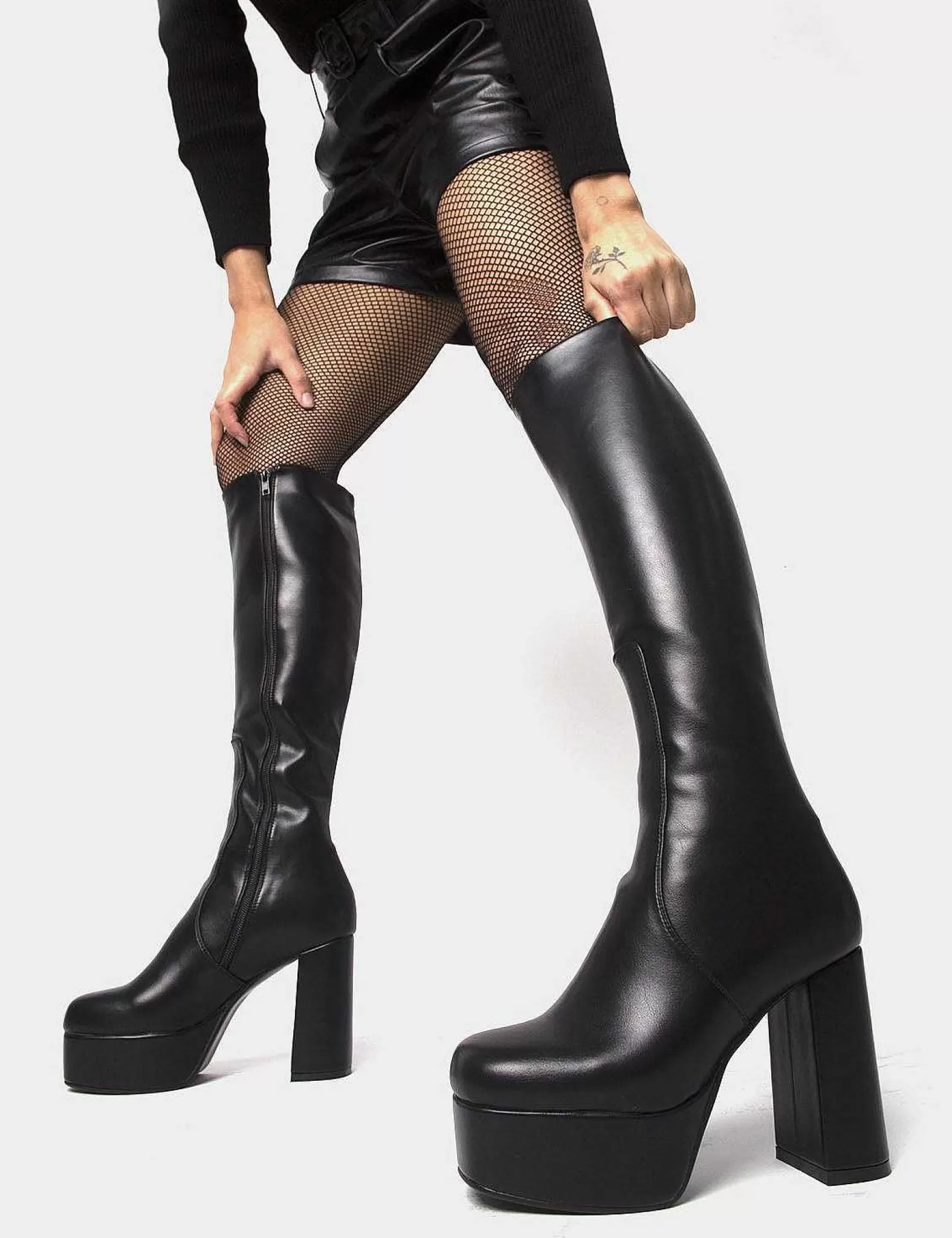 Lamoda Platform>Whatta Showdown Platform Knee High Boots