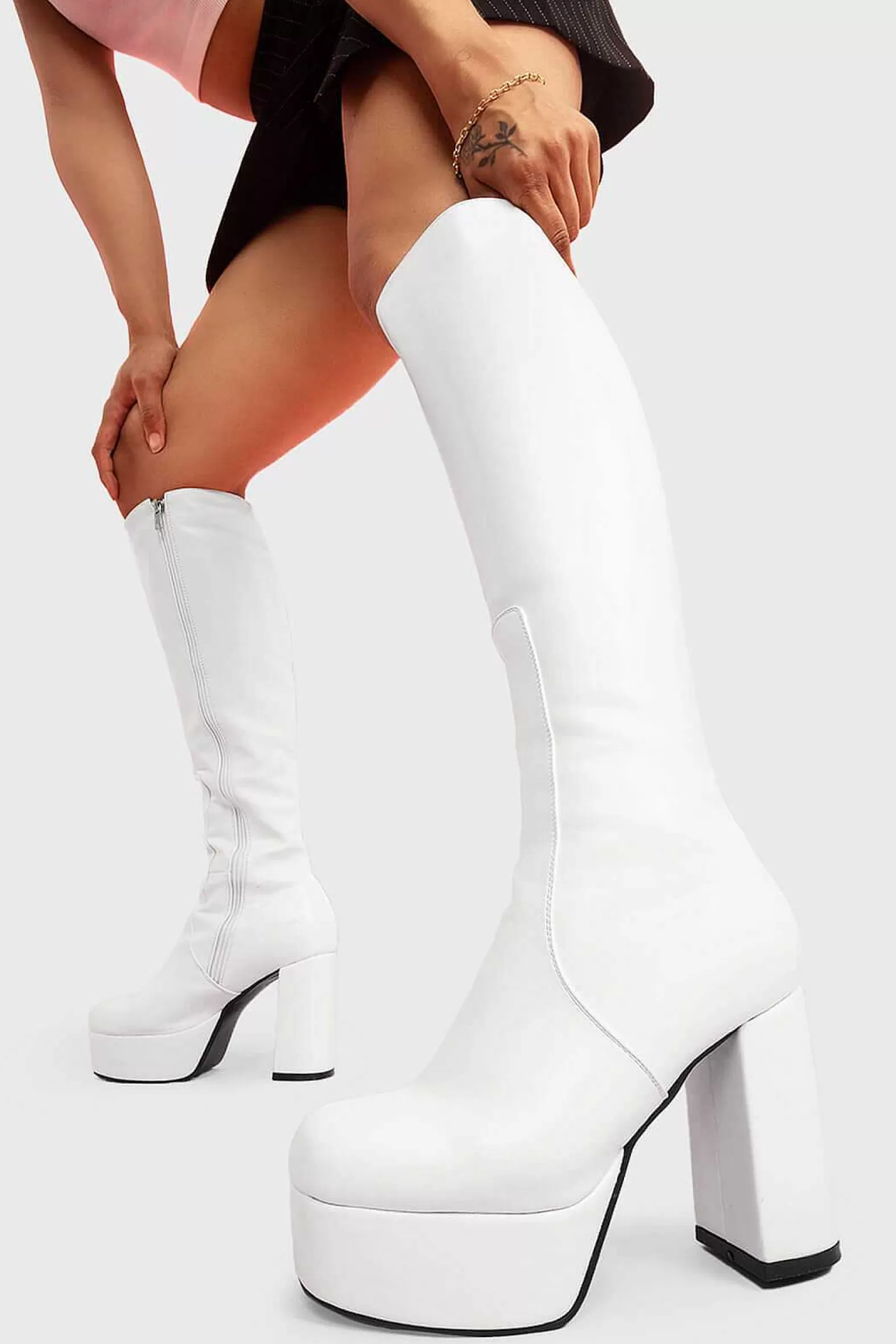 Lamoda Platform>Whatta Showdown Platform Knee High Boots