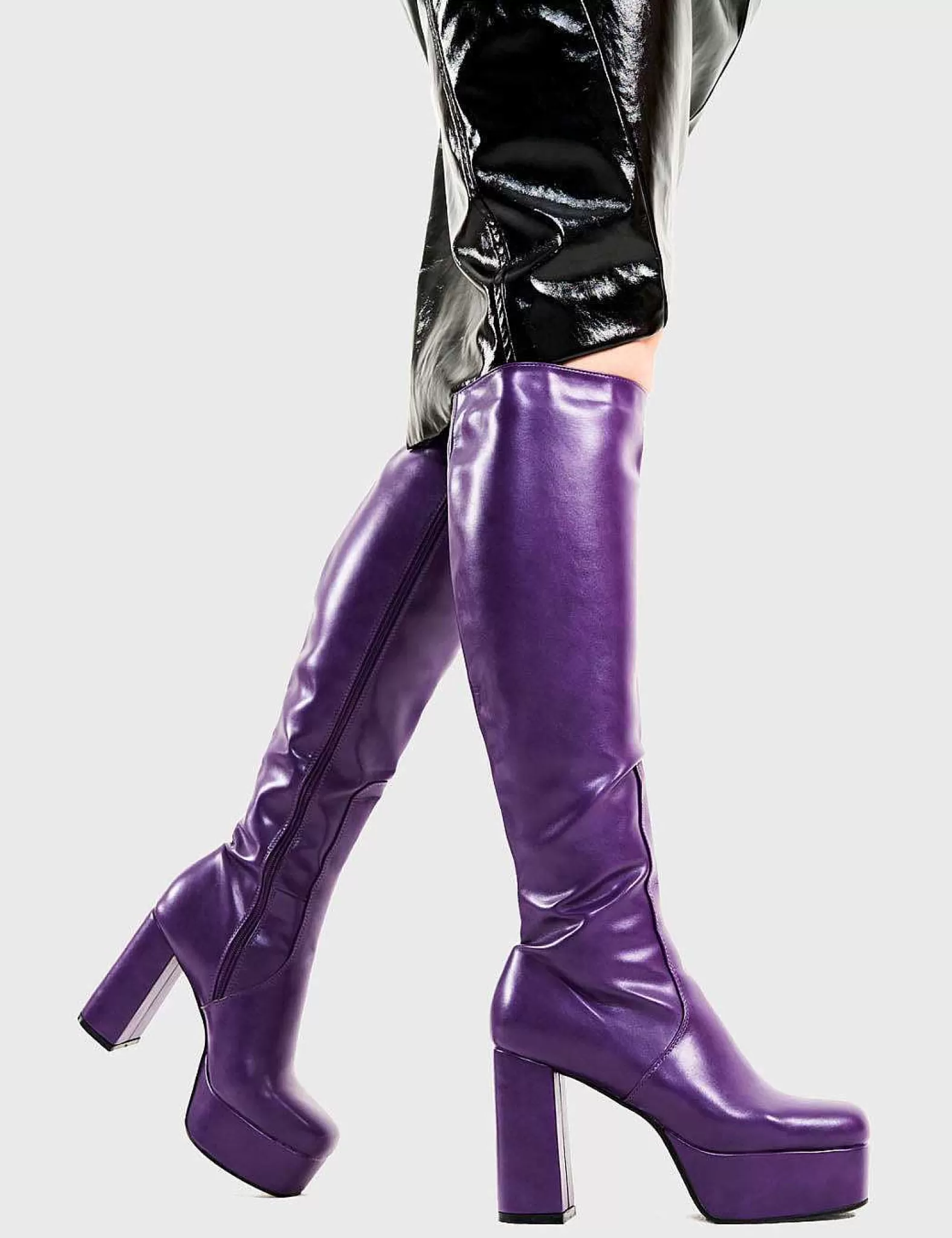 Lamoda Knee High>Whatta Showdown Platform Knee High Boots