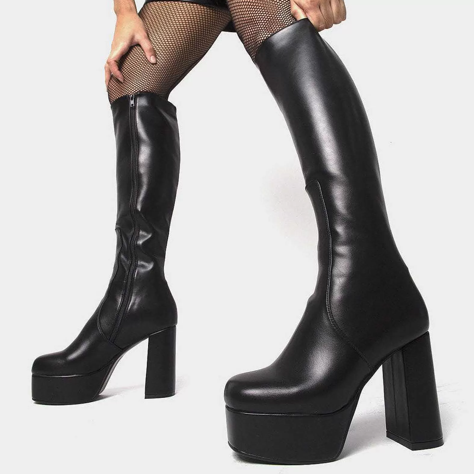 Lamoda Platform>Whatta Showdown Platform Knee High Boots