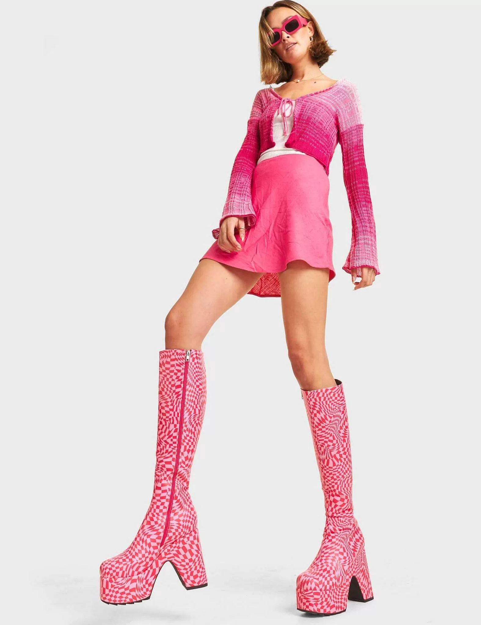 Lamoda Knee High>Willpower Platform Knee High Boots