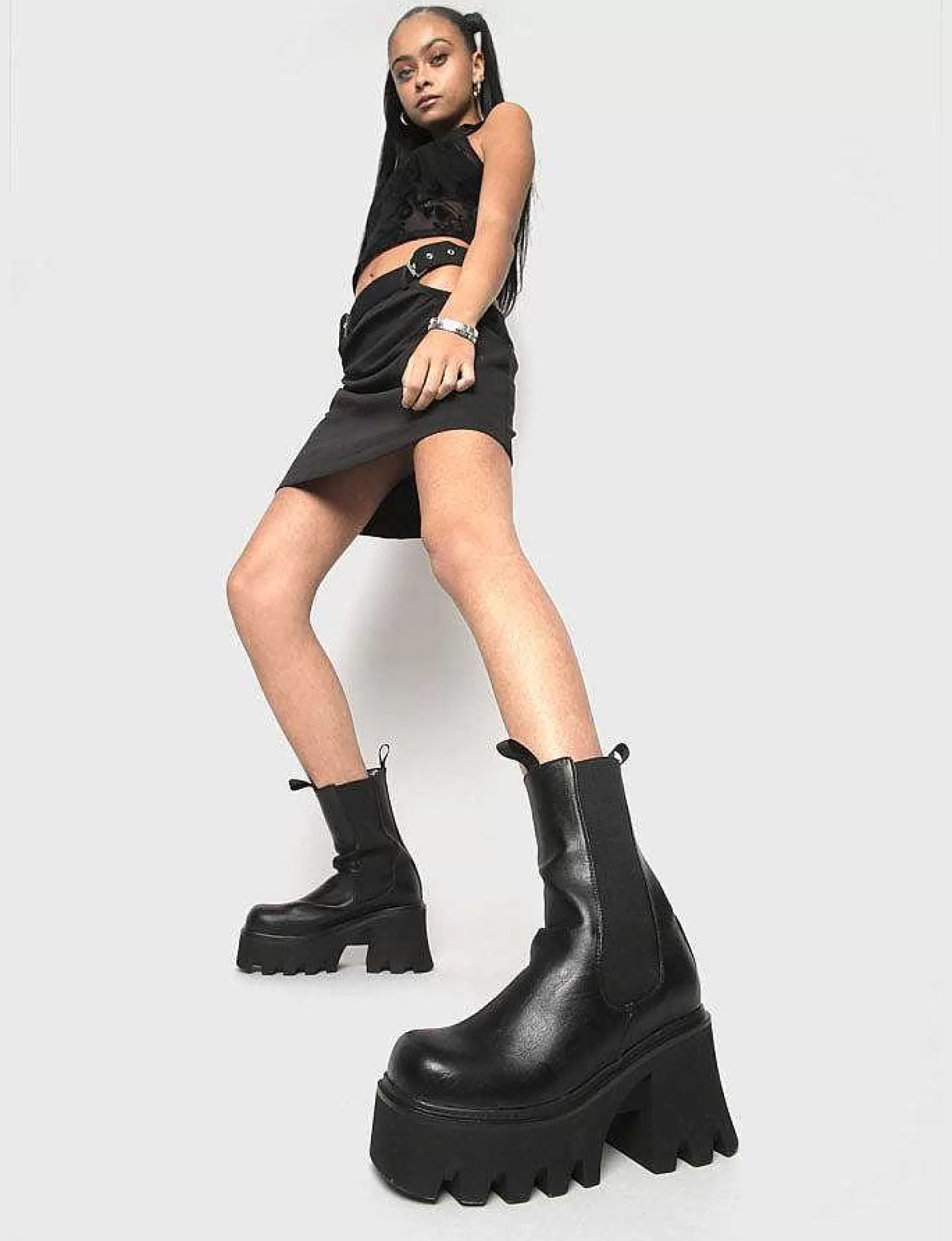 Lamoda Platform>Wipe Out Chunky Platform Ankle Boots