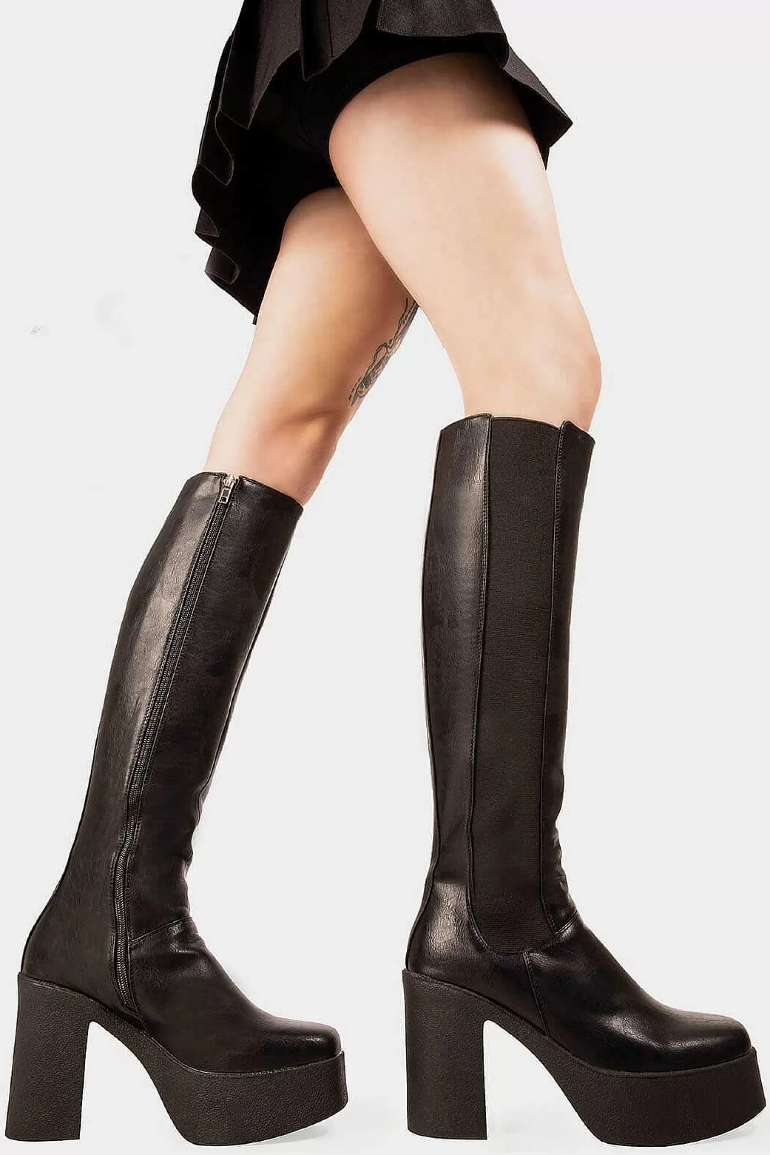 Lamoda Knee High>Yes Boss Platform Knee High Boots